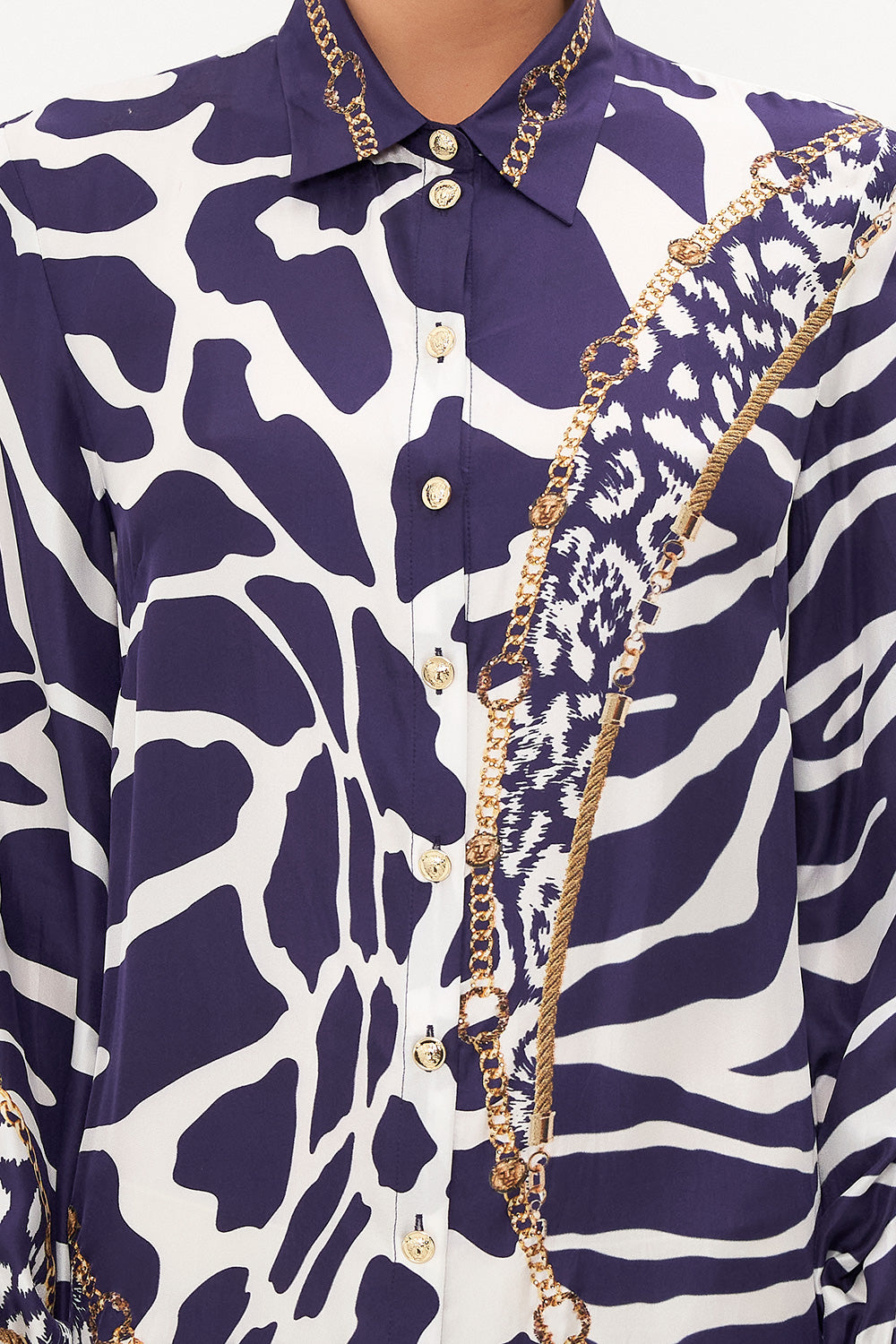 CAMILLA High Low Midi Shirt Dress - Where's Your Head At - CAMILLA - [product type] - Magpie Style