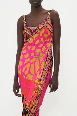 CAMILLA Sarong with Straps and Chain Detail - Always Change Your Spots