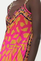 CAMILLA Sarong with Straps and Chain Detail - Always Change Your Spots - CAMILLA - [product type] - Magpie Style