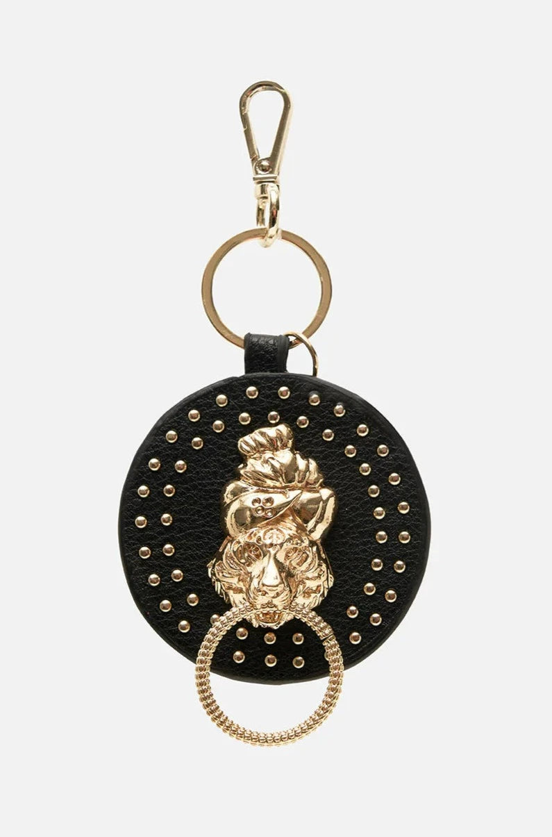 CAMILLA Door Knocker Keyring - Solid Black - CAMILLA - [product type] - Magpie Style