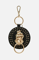 CAMILLA Door Knocker Keyring - Solid Black