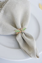 Taupe Bauble Linen Napkins - Set of 4 - PRE ORDER - Magpie Home - [product type] - Magpie Style