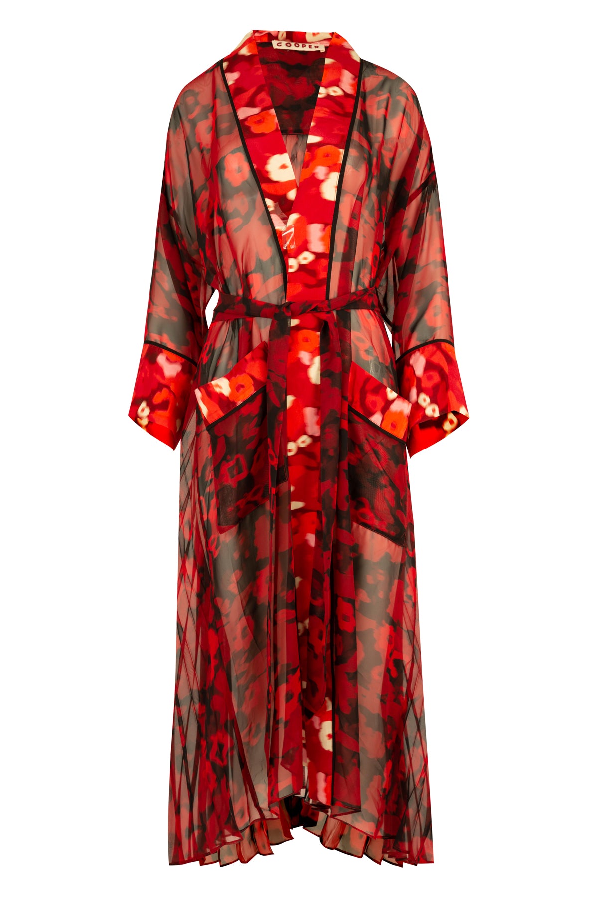 COOPER Back Pleats Back Kimono Magpie Style