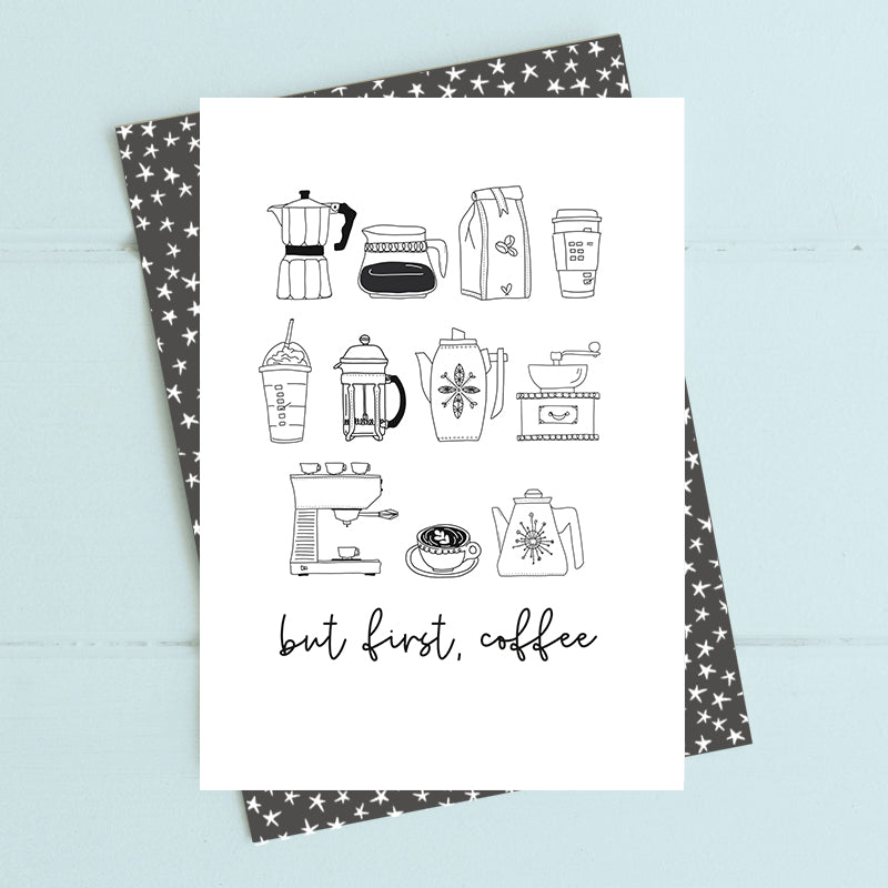 Card -  But first, coffee