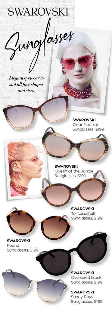 Swarovski - Tortoise Shell Sunglasses - Swarovski - [product type] - Magpie Style