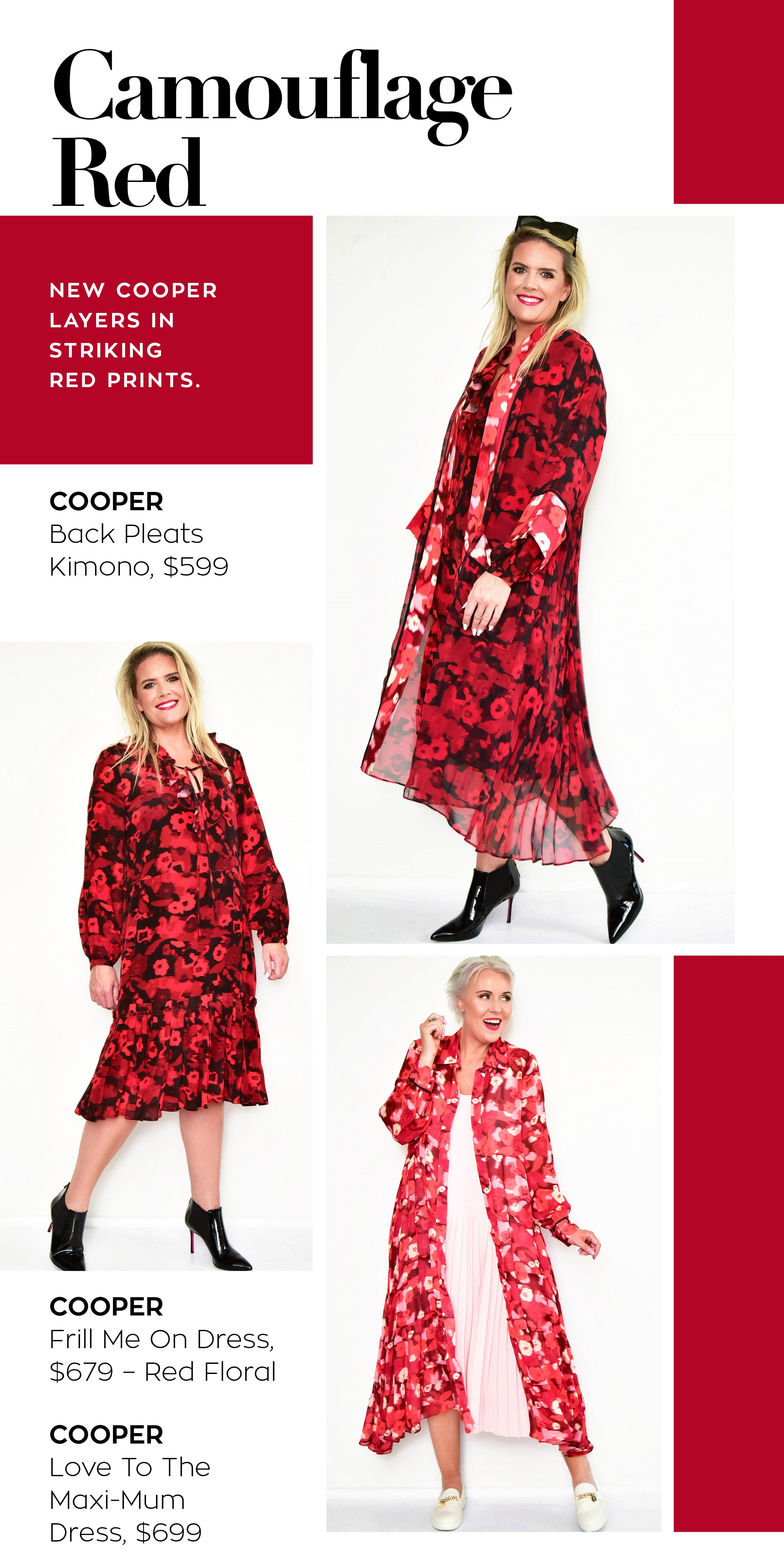 COOPER Back Pleats Back Kimono Magpie Style