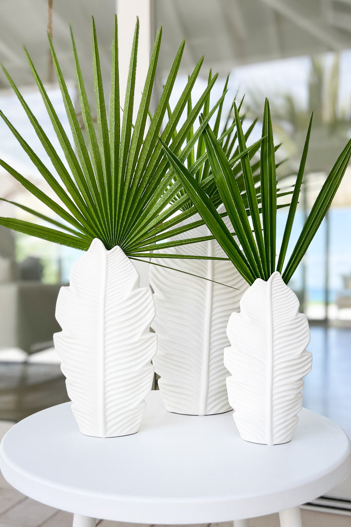 MAGPIE HOME Palm Vases (Set of 3) - Magpie Home - [product type] - Magpie Style