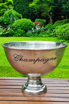 Aluminium XL Champagne Bowl - Raw Silver - Le Forge - [product type] - Magpie Style