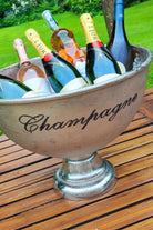 Aluminium XL Champagne Bowl - Raw Silver - Le Forge - [product type] - Magpie Style