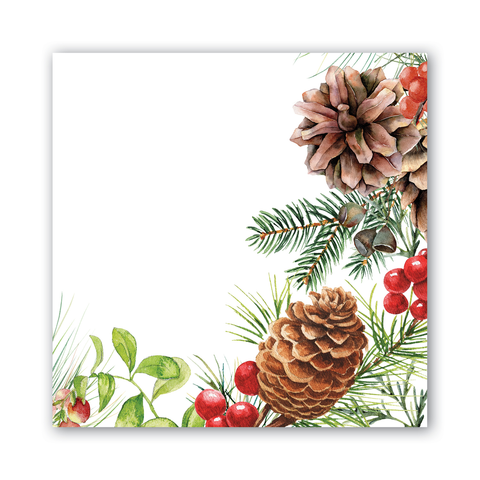 MICHEL DESIGN WORKS Cocktail Napkins - White Spruce