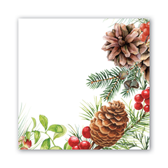 MICHEL DESIGN WORKS Cocktail Napkins - White Spruce