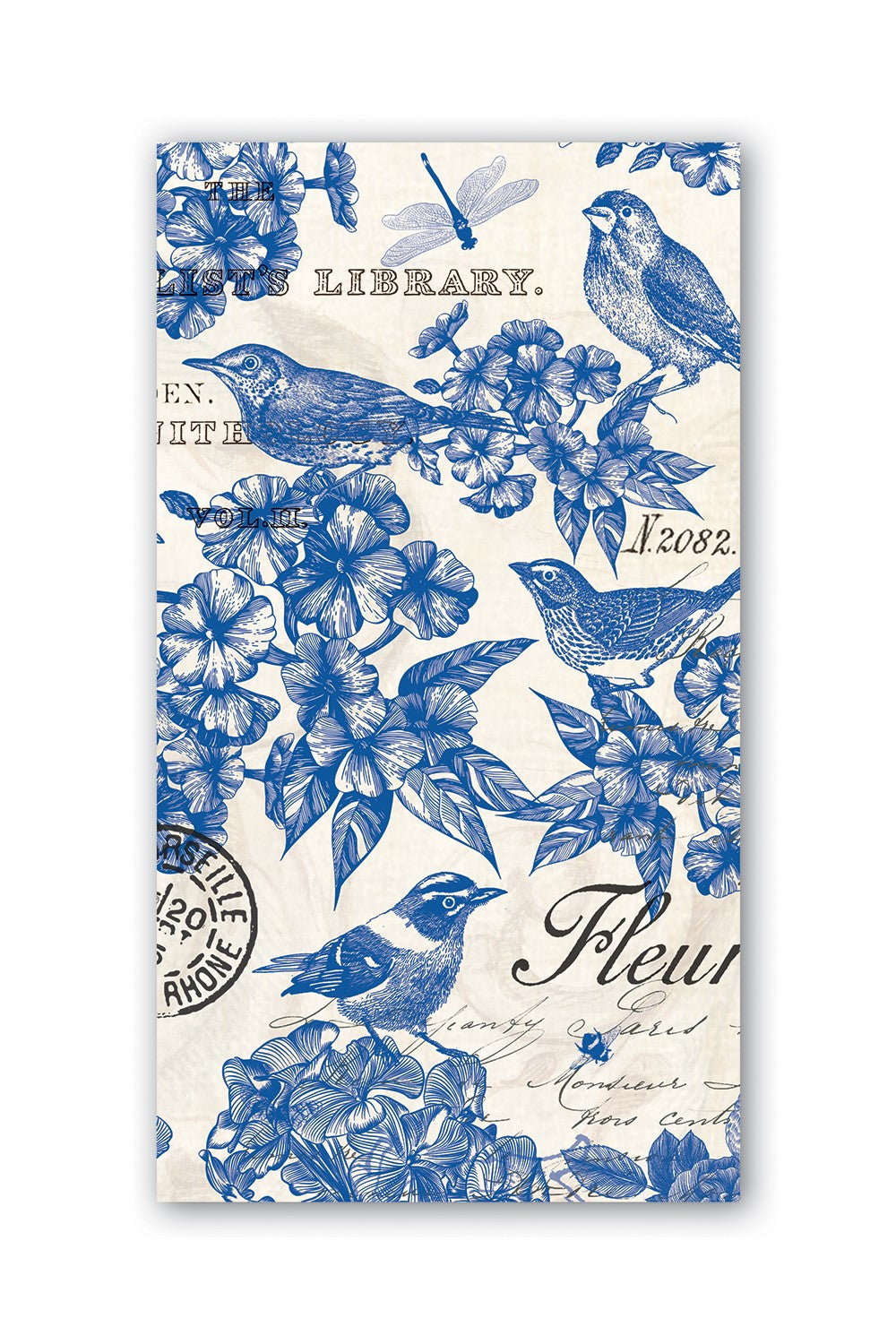 MICHEL DESIGN WORKS Hostess Napkins - Indigo Cotton - Pack of 15 - MICHEL DESIGN WORKS - [product type] - Magpie Style