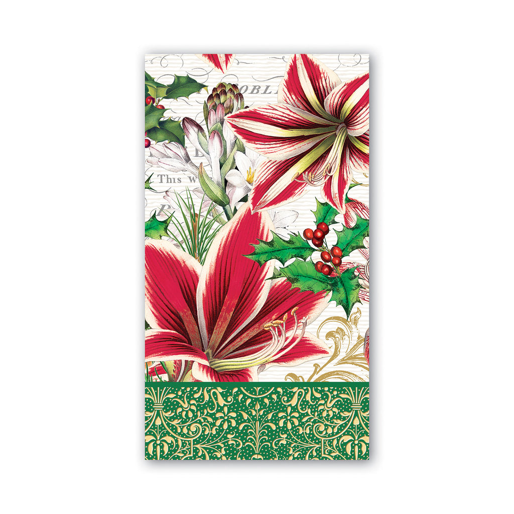 MICHEL DESIGN WORKS Hostess Napkins - Merry Christmas - MICHEL DESIGN WORKS - [product type] - Magpie Style