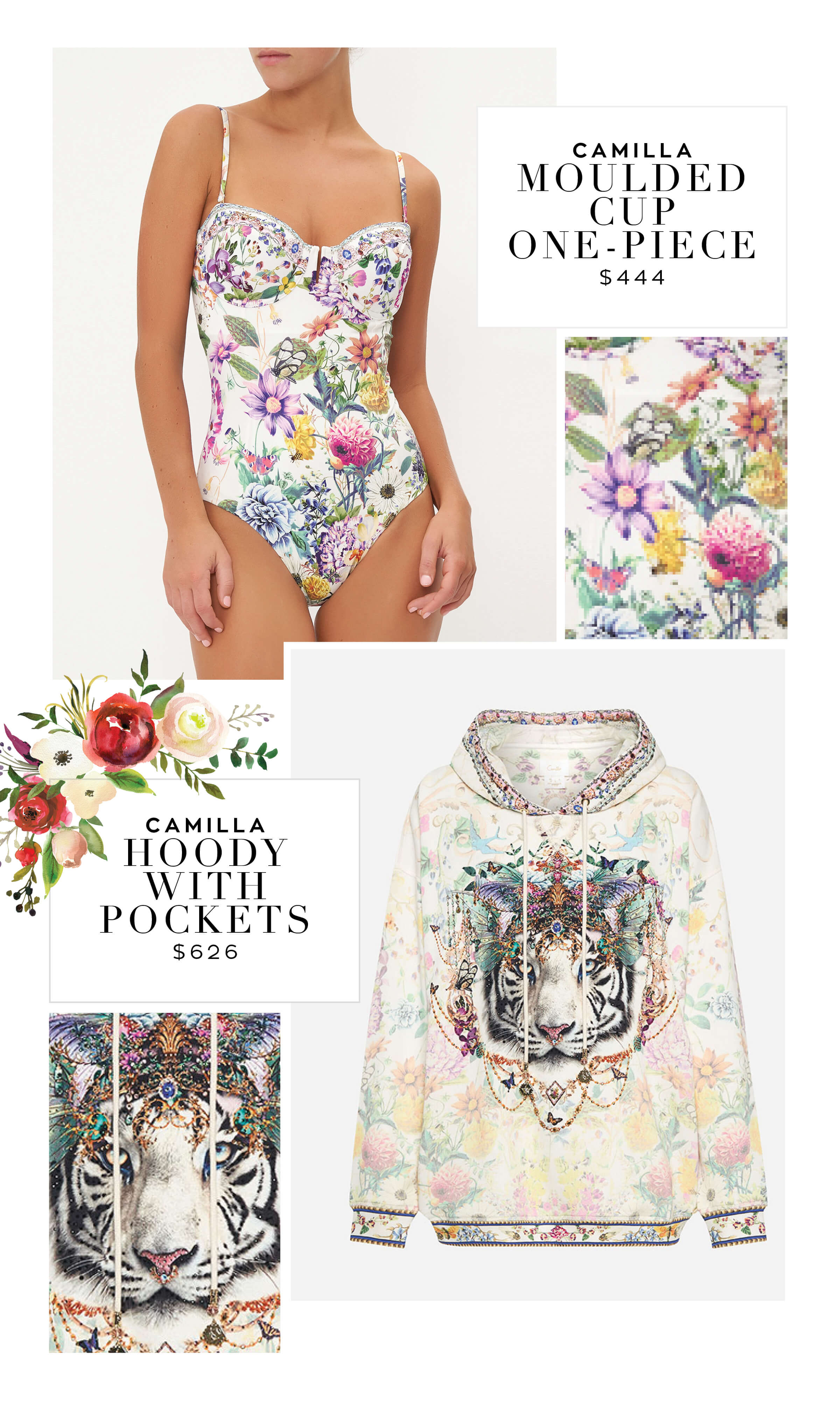 CAMILLA Hoody with Pockets - Queens Beehive - CAMILLA - [product type] - Magpie Style