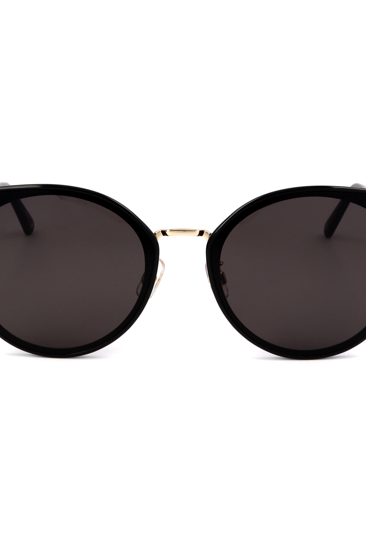 Swarovski - Black & Gold Cat Eye Sunglasses - Swarovski - [product type] - Magpie Style