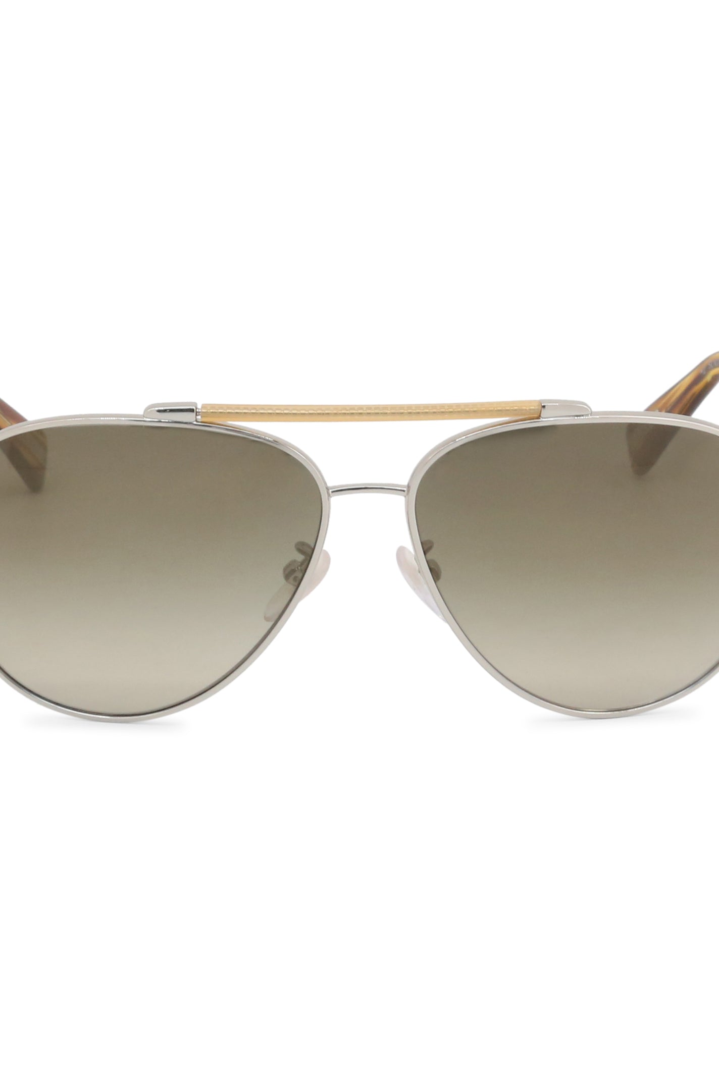 Lanvin - Silver & Natural Aviators - Lanvin - [product type] - Magpie Style