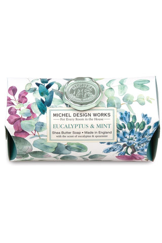 MICHEL DESIGN WORKS Large Soap Bar - Eucalyptus & Mint