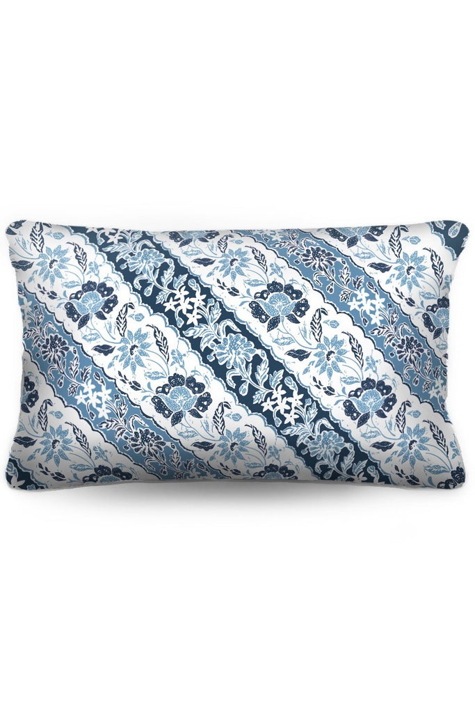 STUART MEMBERY Sumatra Lumbar Cushion - Storm Blue - STUART MEMBERY - [product type] - Magpie Style