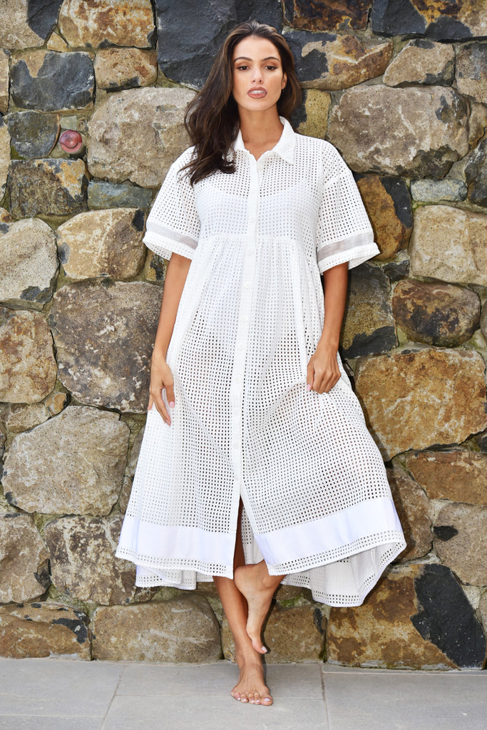TRELISE COOPER Sunny Business Dress- White - PRE ORDER - TRELISE COOPER - [product type] - Magpie Style
