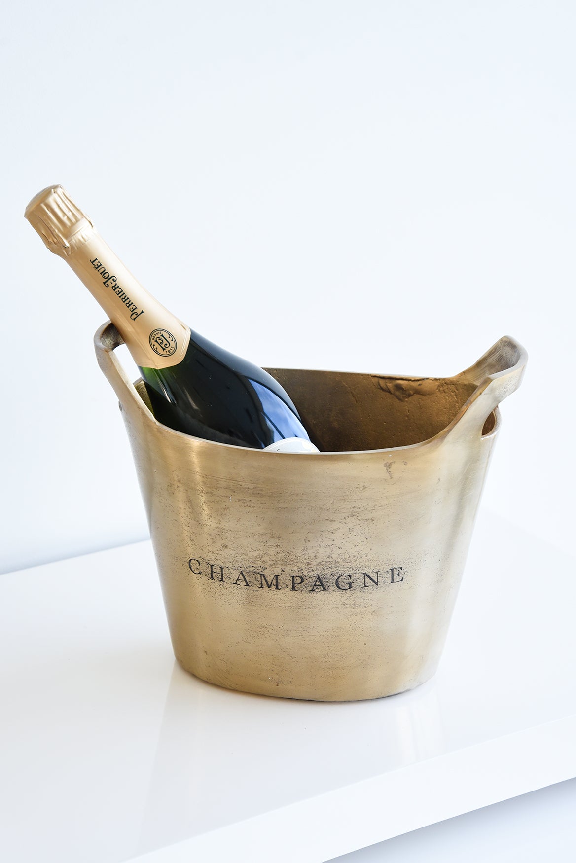 Aluminium Oval Champagne Bucket - Gold - Le Forge - [product type] - Magpie Style