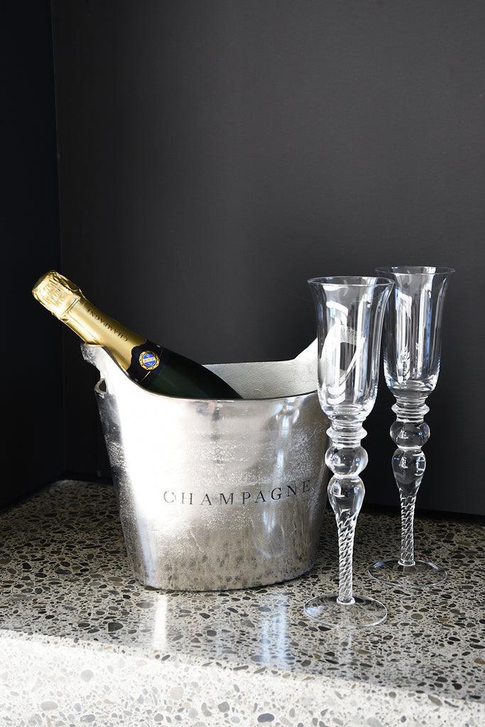 Silver Champagne Bucket - Aluminium - Le Forge - Gift - Magpie Style