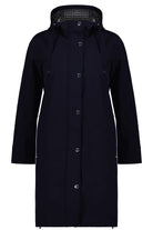 MOKÉ Rach Long Lined Soft Shell Jacket - Navy - Magpie Style